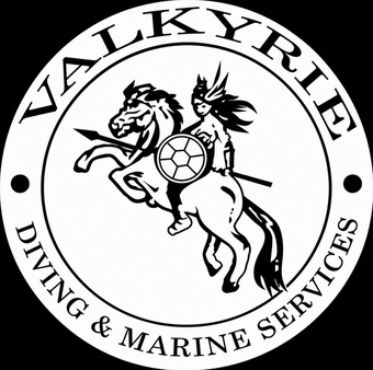 Valkyrie Diving & Marine Services badge logo